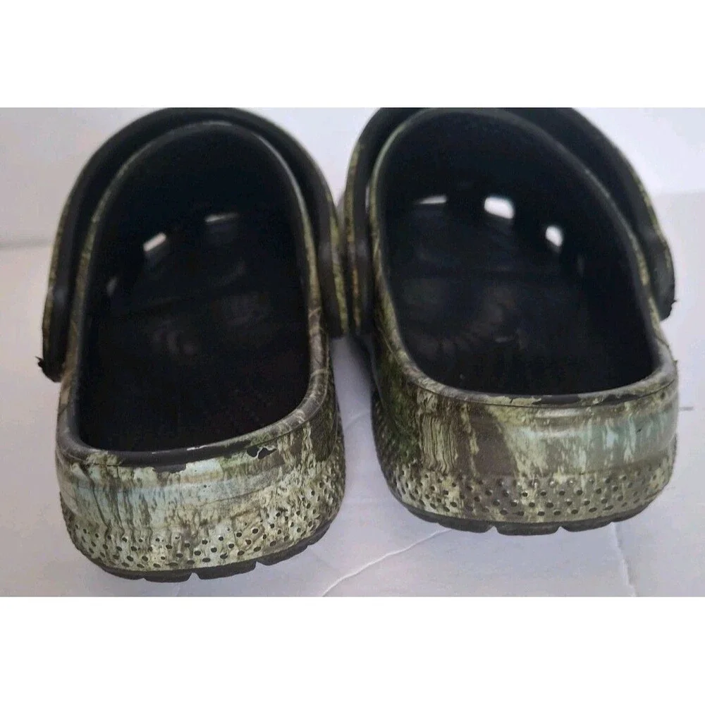 Crocs Kids Realtree APX Clog Shoes Camouflage Youth Size C12 Slip On Slides